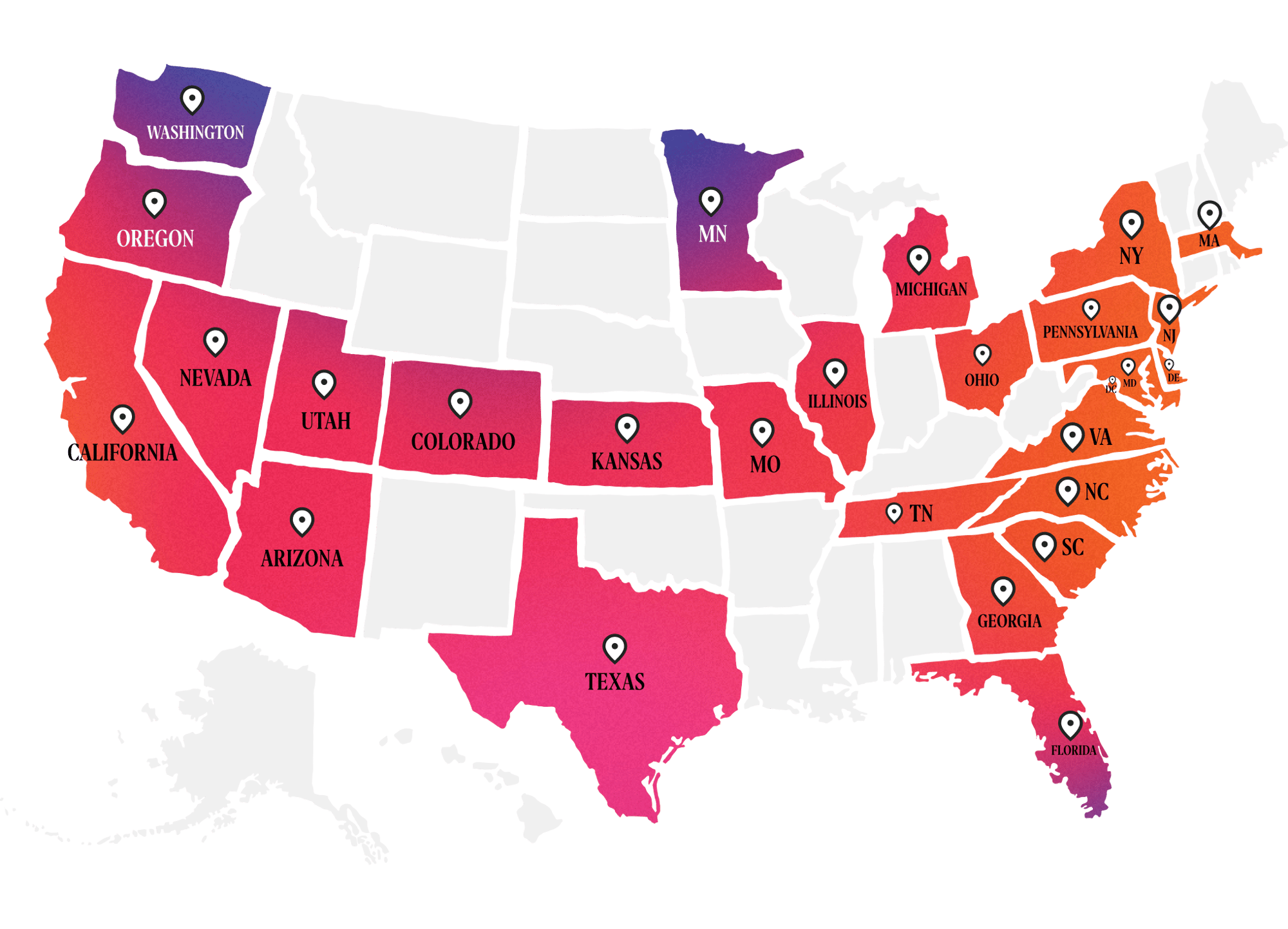 MAP WITH GREEN STATES (2)