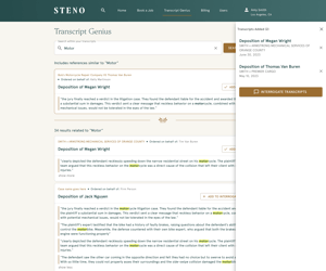 Transcript Genius: AI-Powered Transcript Analysis | Steno