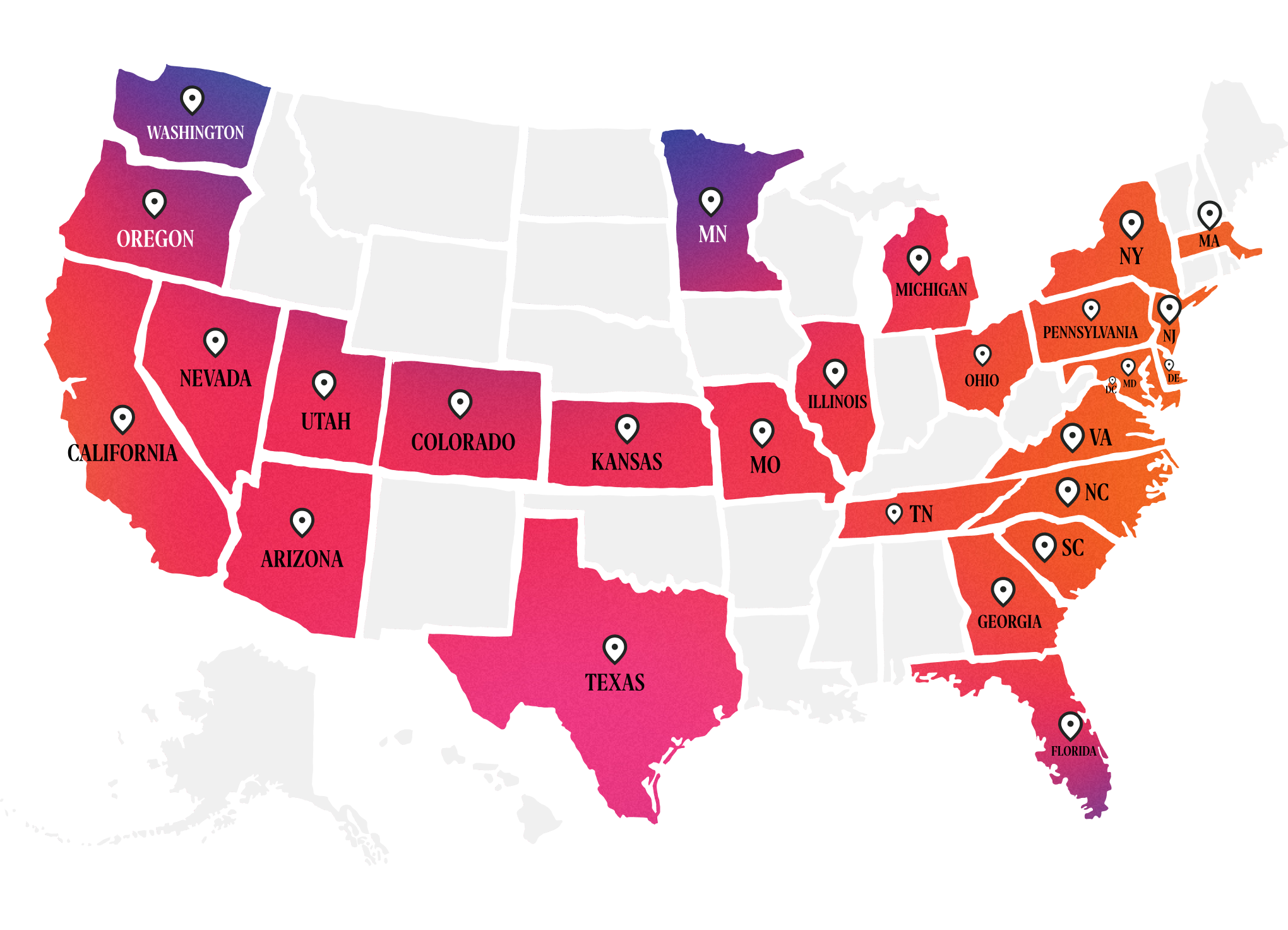 MAP WITH GREEN STATES (2)